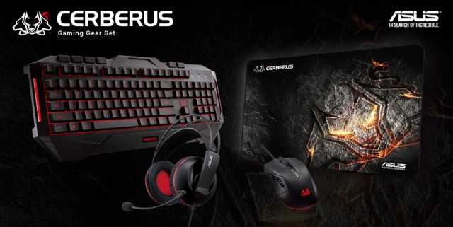 asus cerberus gaming gear set